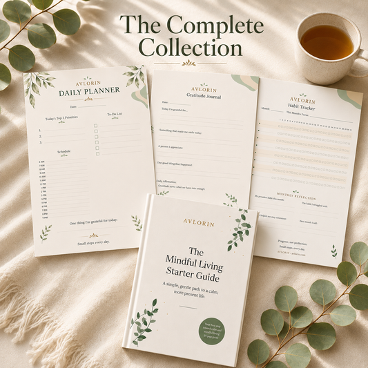 Ultimate Wellness Bundle — 4 Printable Planners & Guides (Save 35%)